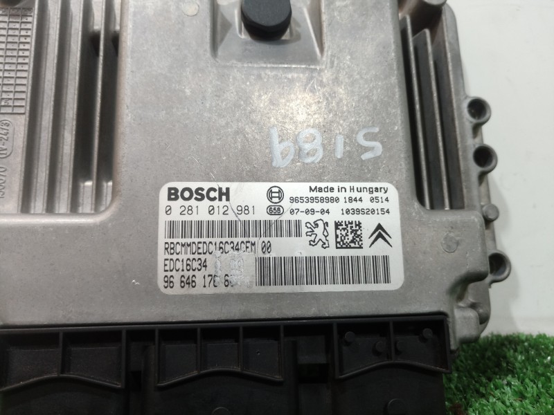 Recambio de centralita motor uce para citroën c4 picasso business class referencia OEM IAM 9664617680 9664617680 0281012981