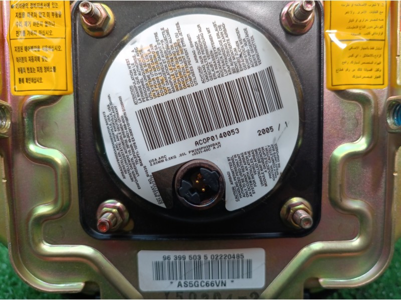 Recambio de airbag volante para chevrolet kalos 1.4 sx sport referencia OEM IAM 96399503 96399503 96399503