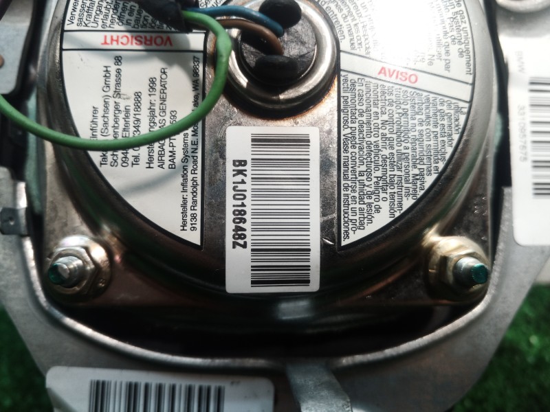 Recambio de airbag volante para bmw serie 3 berlina (e46) 318i referencia OEM IAM 3310957675 3310957675 3310957675