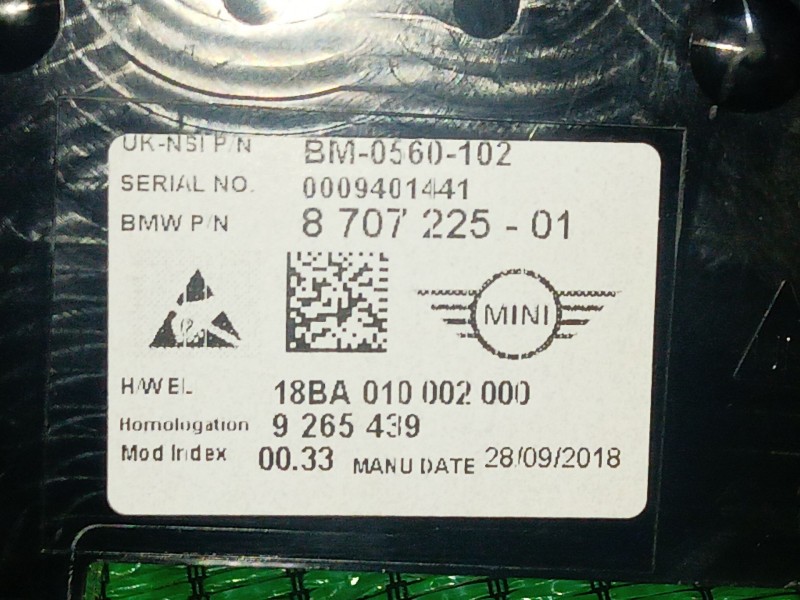 Recambio de cuadro instrumentos para mini mini (f55) cooper d referencia OEM IAM   