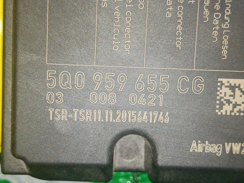 Recambio de centralita airbag para volkswagen tiguan (ad1, ax1) 1.5 tsi referencia OEM IAM A3C05516 A3C05516 A3C05516