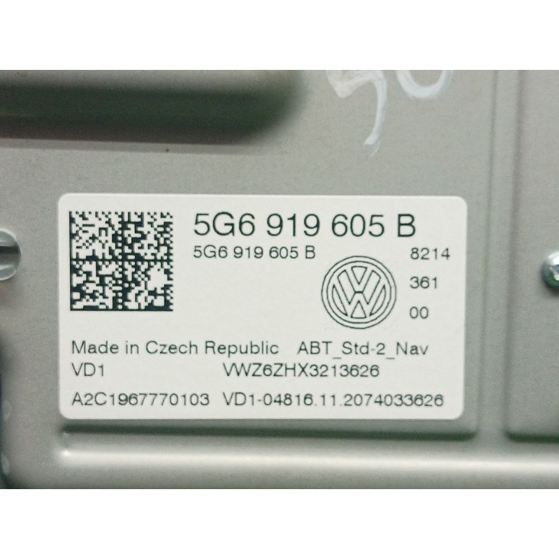 Recambio de pantalla multifuncion para volkswagen tiguan (ad1, ax1) 1.5 tsi referencia OEM IAM   