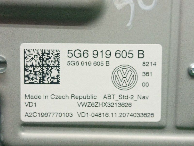 Recambio de pantalla multifuncion para volkswagen tiguan (ad1, ax1) 1.5 tsi referencia OEM IAM   