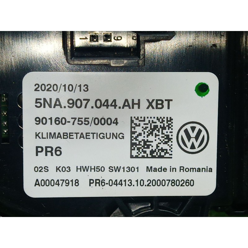 Recambio de mando climatizador para volkswagen tiguan (ad1, ax1) 1.5 tsi referencia OEM IAM 5NA907044AHXBT 5NA907044AHXBT 5NA907