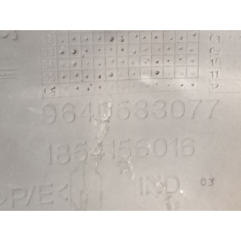Recambio de paragolpes trasero para peugeot 307 sw (3h) 1.6 hdi 110 referencia OEM IAM 9640533077 9640533077 1854156016