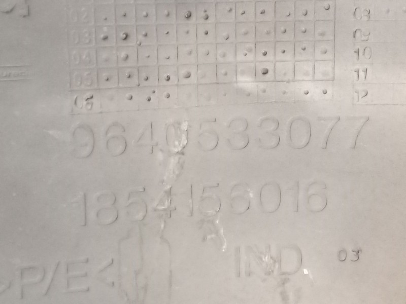 Recambio de paragolpes trasero para peugeot 307 sw (3h) 1.6 hdi 110 referencia OEM IAM 9640533077 9640533077 1854156016