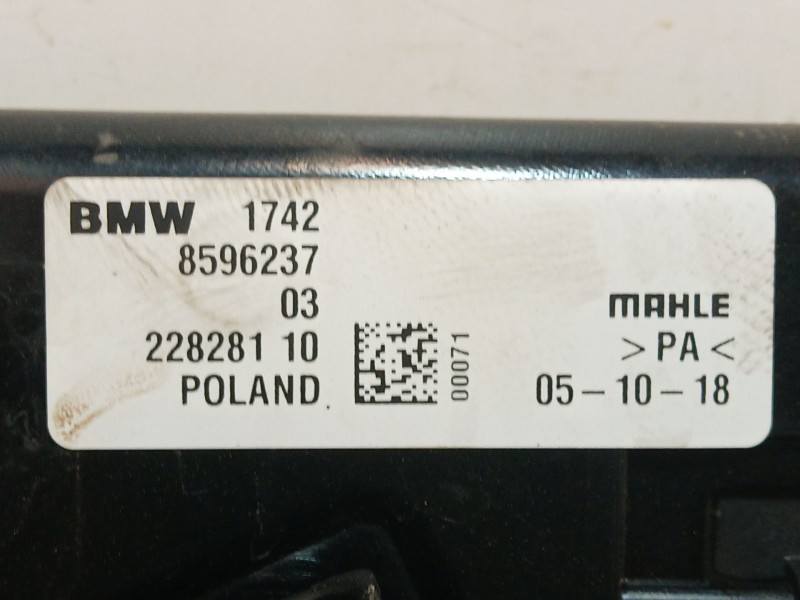 Recambio de electroventilador para mini mini (f55) cooper d referencia OEM IAM 8596237 8596237 8596237