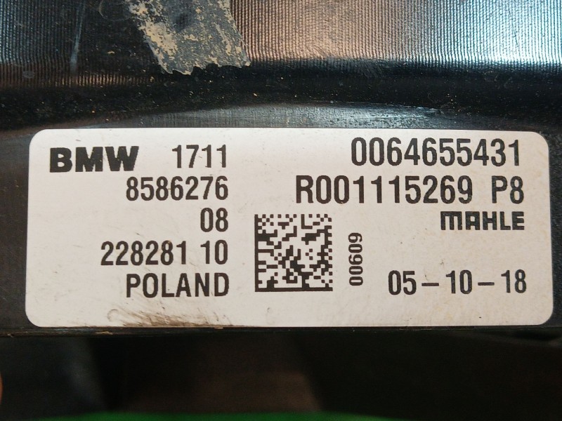 Recambio de electroventilador para mini mini (f55) cooper d referencia OEM IAM 8596237 8596237 8596237