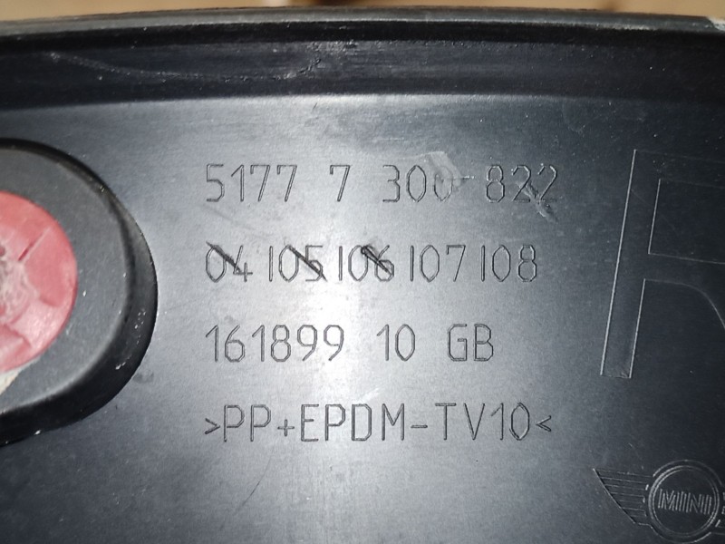 Recambio de aletin trasero derecho para mini mini (f55) cooper d referencia OEM IAM   