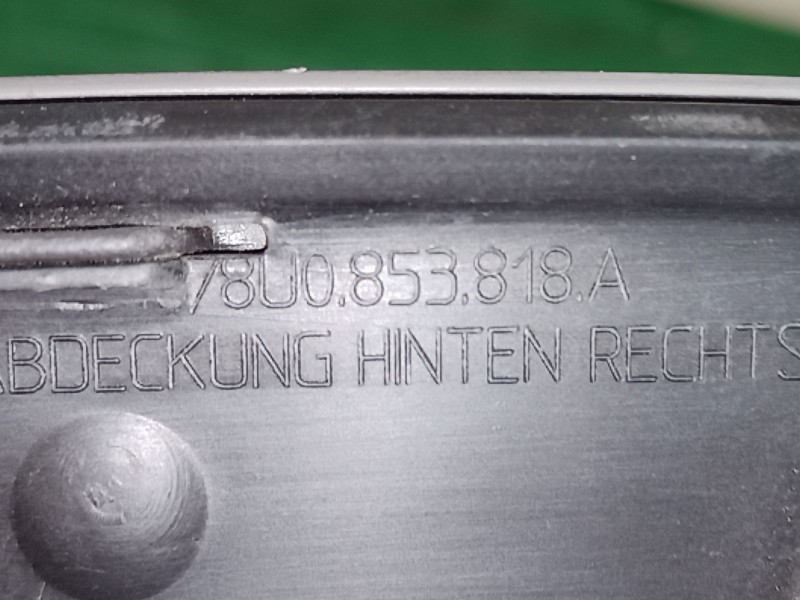 Recambio de aletin trasero derecho para audi q3 (8ub, 8ug) 2.0 tdi referencia OEM IAM   