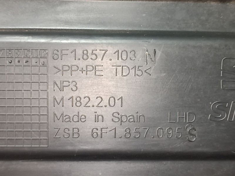 Recambio de guantera para seat ibiza v (kj1, kjg) 1.0 tsi referencia OEM IAM   