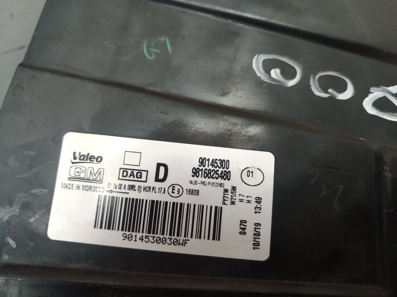 Recambio de faro derecho para opel combo furgoneta/monovolumen (k9) 1.5 d referencia OEM IAM   
