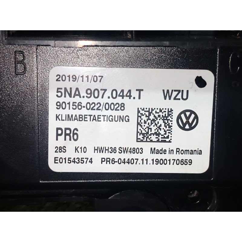 Recambio de mando climatizador para volkswagen tiguan (ad1, ax1) 1.5 tsi referencia OEM IAM 5NA907044T 5NA907044T 90156022002