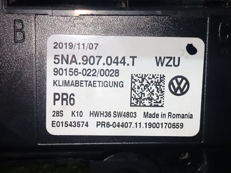 Recambio de mando climatizador para volkswagen tiguan (ad1, ax1) 1.5 tsi referencia OEM IAM 5NA907044T 5NA907044T 90156022002