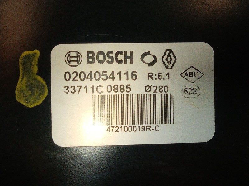 Recambio de servofreno para renault fluence (l3_) z.e. referencia OEM IAM 0204054116 0204054116 472100019RC