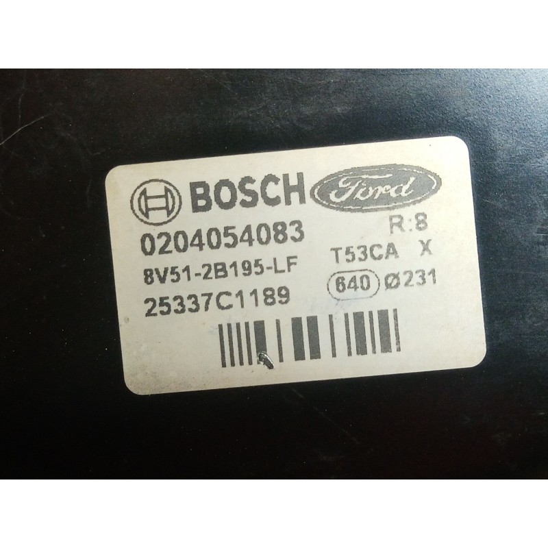 Recambio de servofreno para ford fiesta vi (cb1, ccn) 1.0 ecoboost referencia OEM IAM 0204054083 0204054083 8V512B195LF