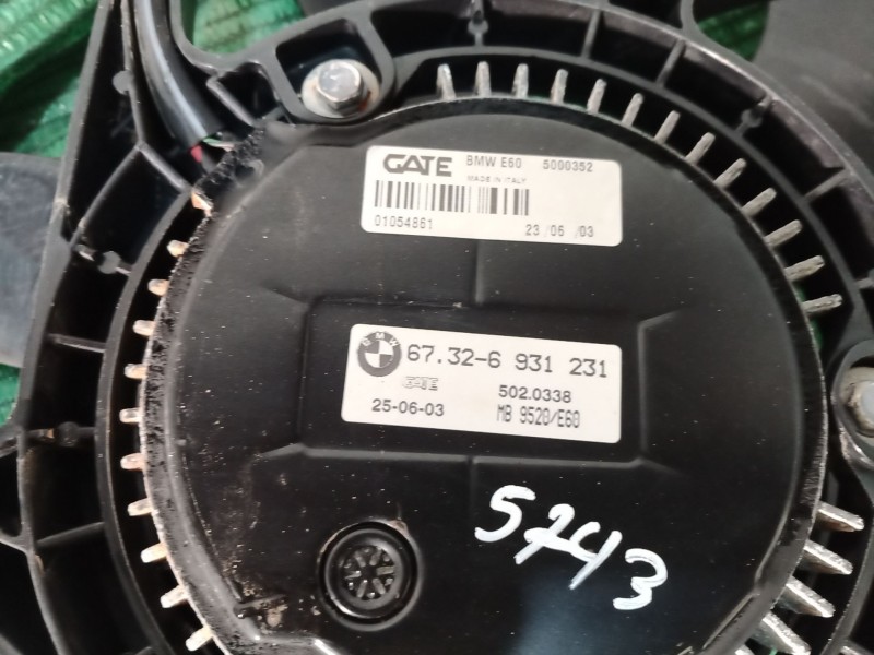Recambio de electroventilador para bmw 5 (e60) 520 i referencia OEM IAM 67326931231 67326931231 67326931231
