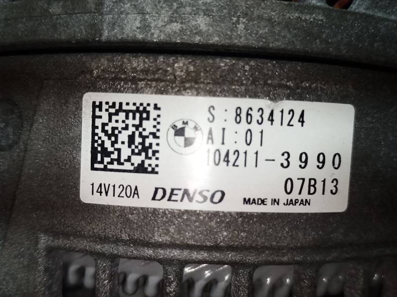 Recambio de alternador para mini mini (f55) cooper d referencia OEM IAM   