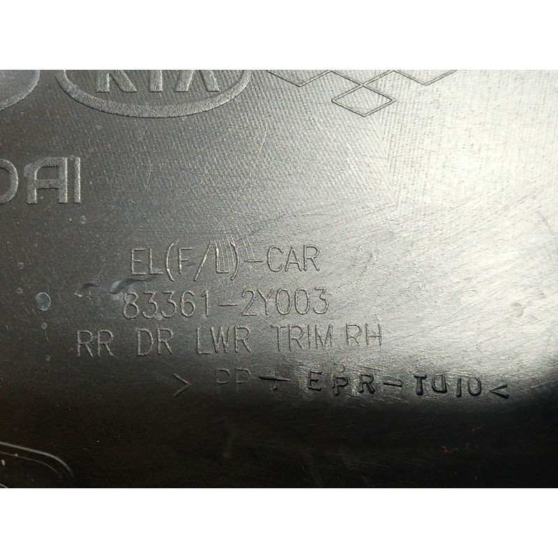 Recambio de guarnecido puerta trasera derecha para hyundai ix35 (lm, el, elh) 1.6 referencia OEM IAM   