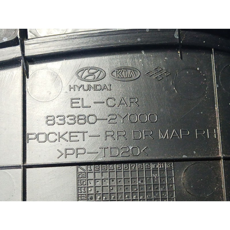 Recambio de guarnecido puerta trasera derecha para hyundai ix35 (lm, el, elh) 1.6 referencia OEM IAM   