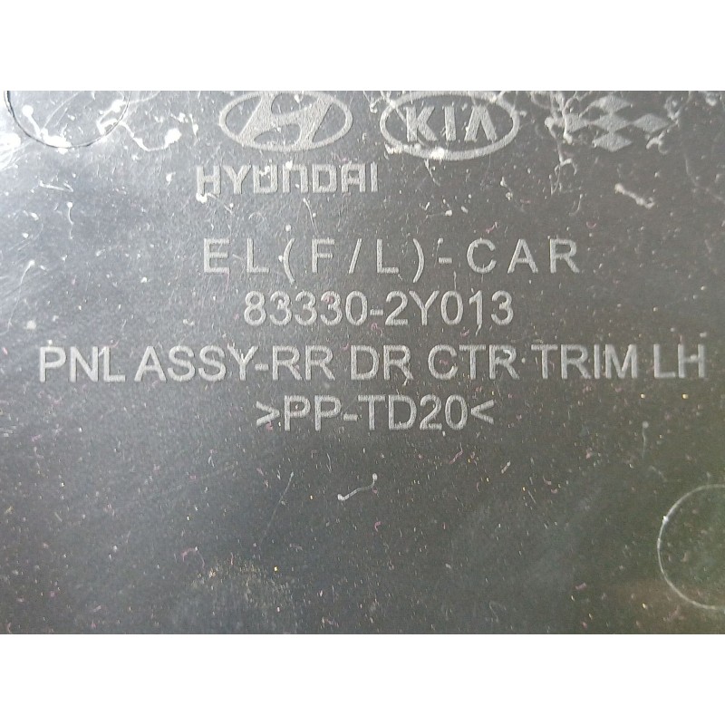 Recambio de guarnecido puerta trasera izquierda para hyundai ix35 (lm, el, elh) 1.6 referencia OEM IAM   