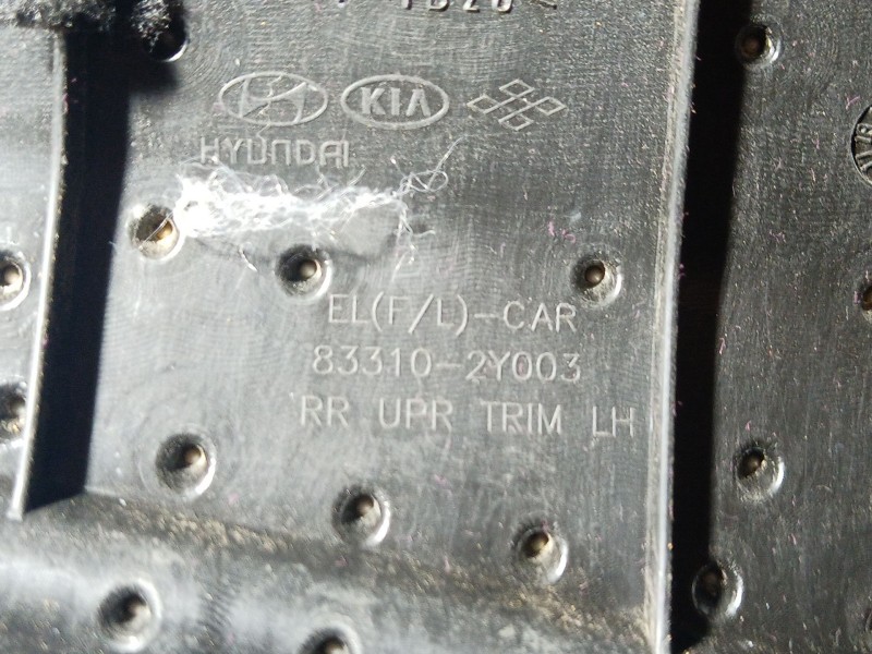 Recambio de guarnecido puerta trasera izquierda para hyundai ix35 (lm, el, elh) 1.6 referencia OEM IAM   