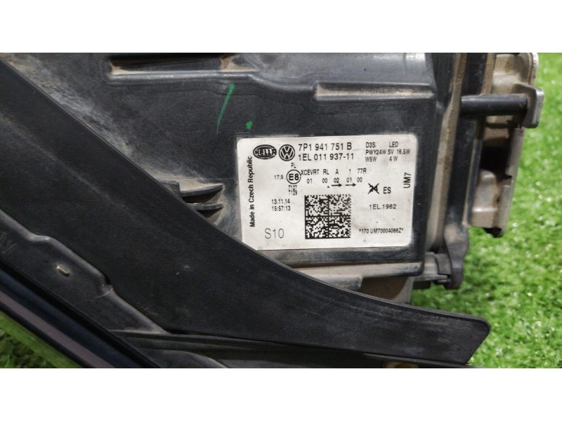 Recambio de faro xenon izquierdo para volkswagen touareg (7p6) v6 tdi bluemotion premium referencia OEM IAM 7P1941751B 4G0907397