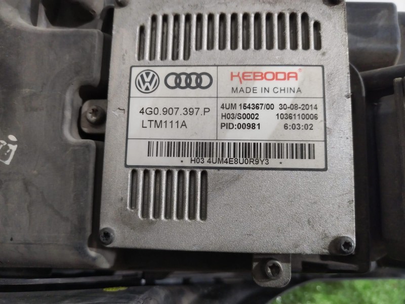 Recambio de faro xenon izquierdo para volkswagen touareg (7p6) v6 tdi bluemotion premium referencia OEM IAM 7P1941751B 4G0907397