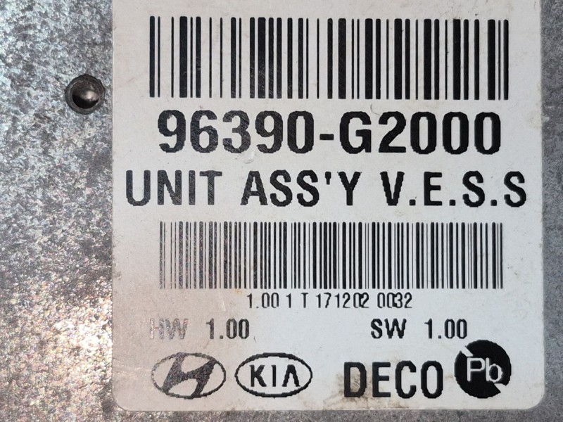 Recambio de modulo electronico para hyundai ioniq (ae) 1.6 gdi hybrid referencia OEM IAM 96390G2000 96390G2000 96390G2000