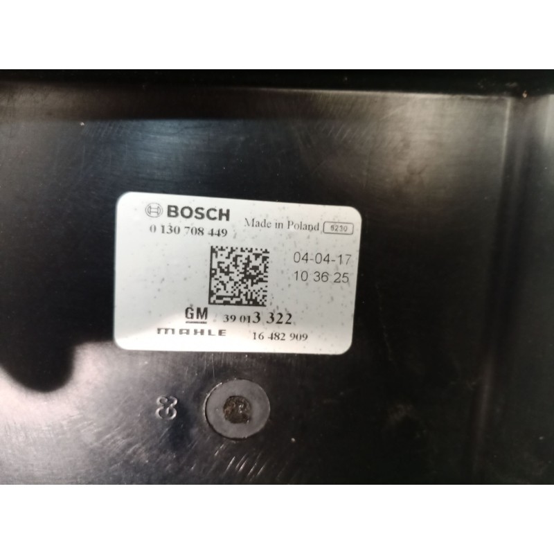 Recambio de electroventilador para opel astra k (b16) 1.6 cdti (68) referencia OEM IAM   