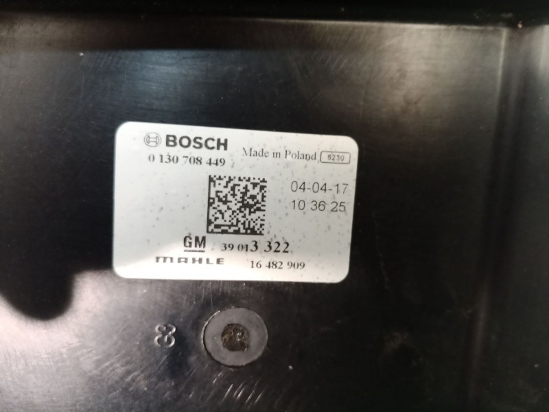 Recambio de electroventilador para opel astra k (b16) 1.6 cdti (68) referencia OEM IAM   