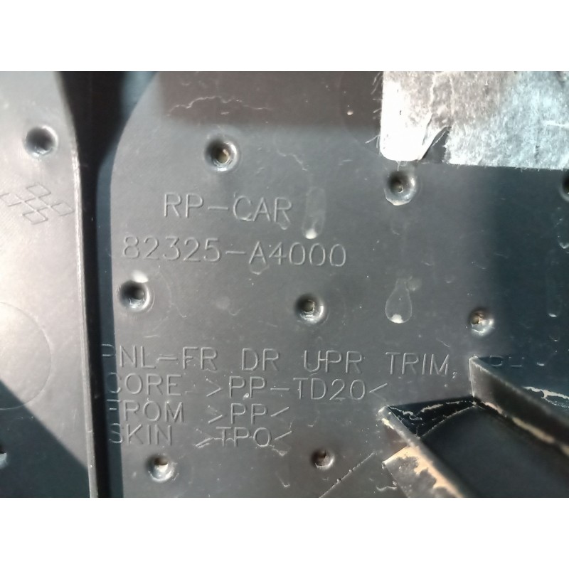 Recambio de guarnecido puerta delantera derecha para kia carens iv 1.7 crdi referencia OEM IAM   