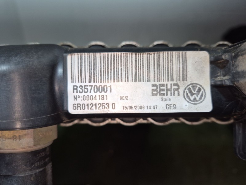 Recambio de radiador agua para volkswagen polo (6r1) advance referencia OEM IAM   