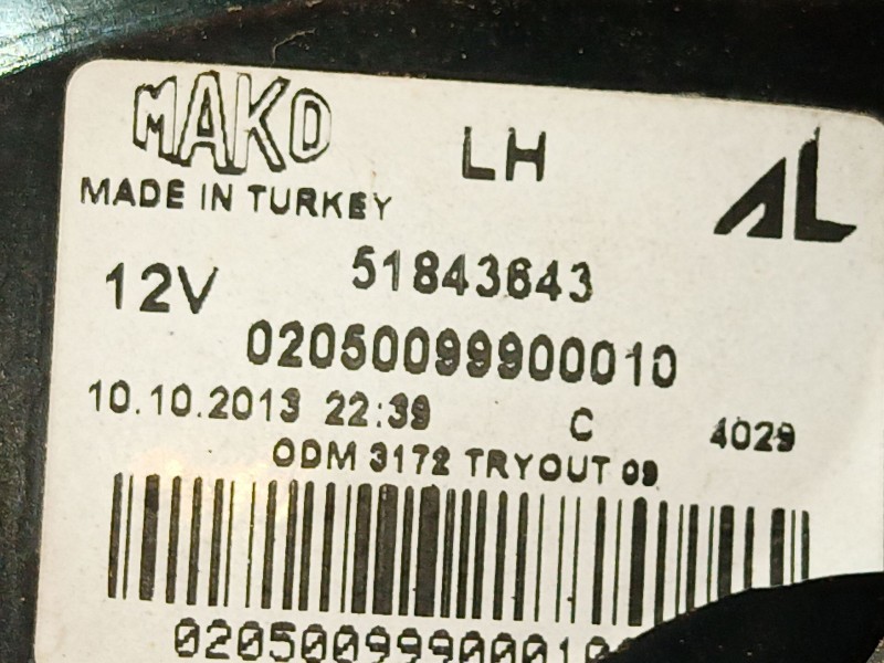 Recambio de piloto trasero izquierdo para fiat panda (312_, 319_) 1.2 (312pxa1a) referencia OEM IAM   