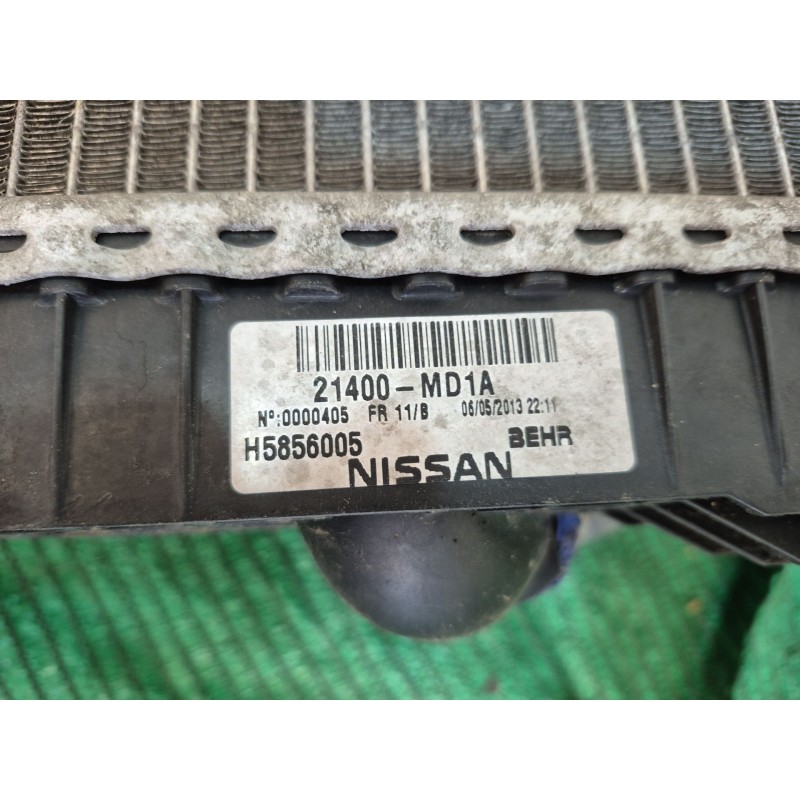 Recambio de radiador agua para nissan cabstar e 3.0 diesel referencia OEM IAM   