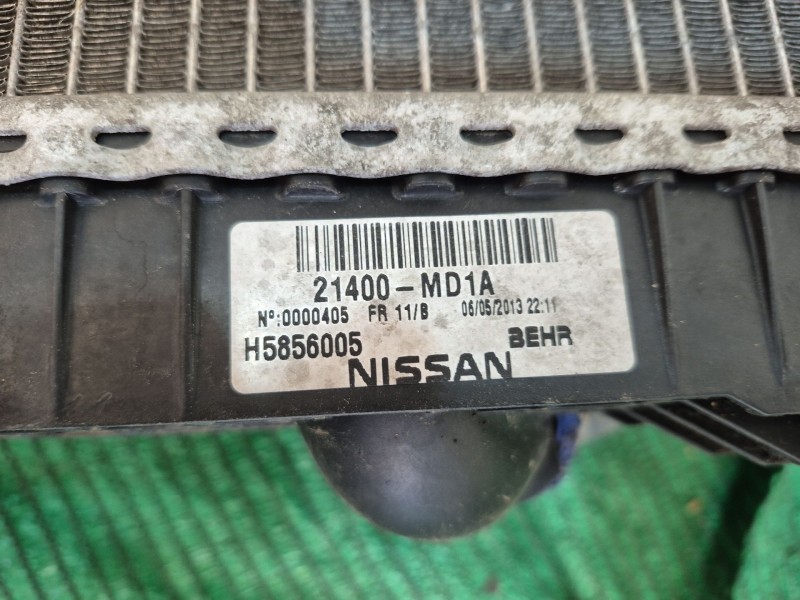 Recambio de radiador agua para nissan cabstar e 3.0 diesel referencia OEM IAM   