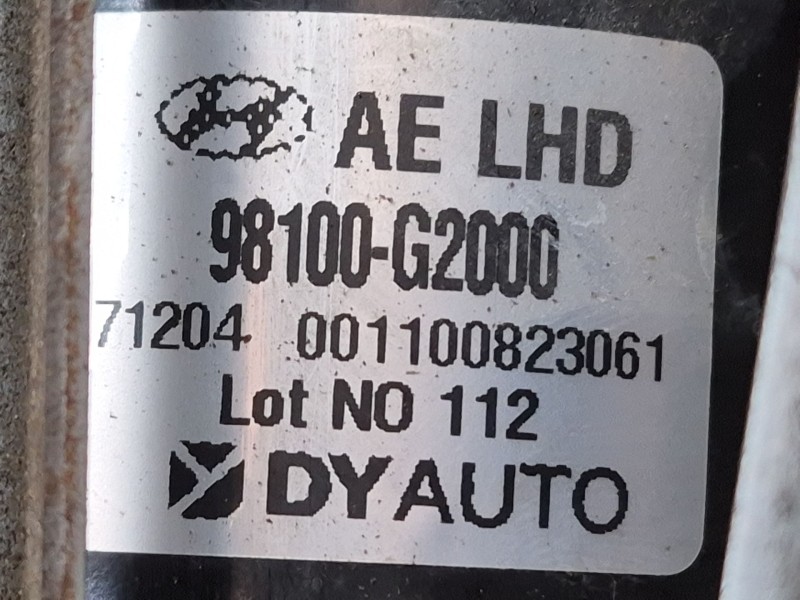 Recambio de motor limpia delantero para hyundai ioniq (ae) 1.6 gdi hybrid referencia OEM IAM   