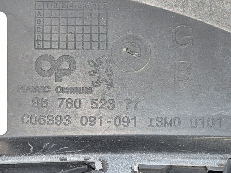 Recambio de paragolpes trasero para peugeot 2008 i (cu_) 1.6 hdi referencia OEM IAM   