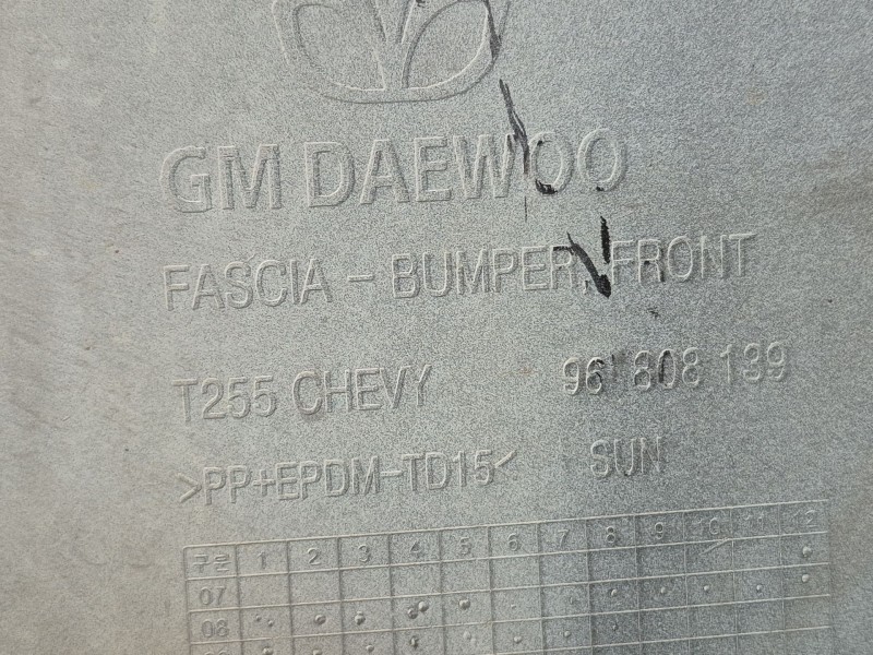 Recambio de paragolpes delantero para chevrolet aveo / kalos sedán (t250, t255) 1.2 referencia OEM IAM   