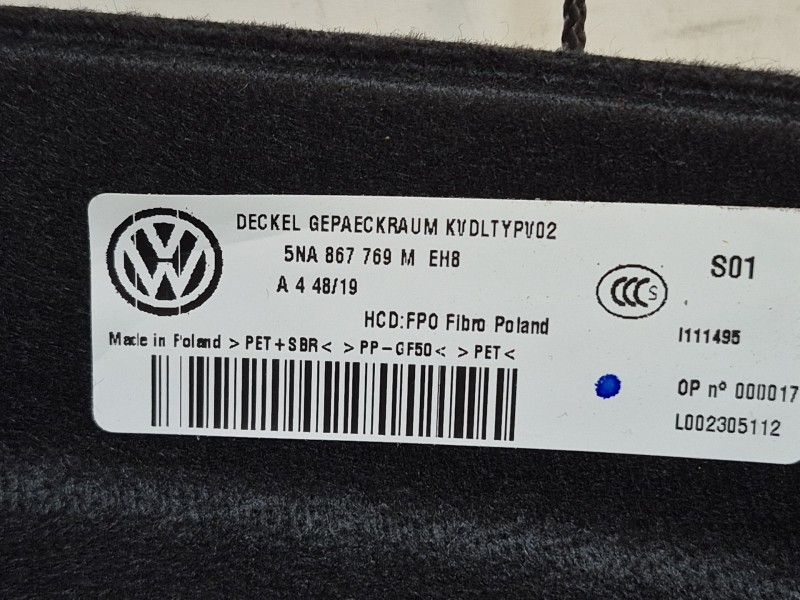 Recambio de bandeja trasera para volkswagen tiguan (ad1, ax1) 1.5 tsi referencia OEM IAM 5NA867769MEH8 5NA867769MEH8 5NA867769ME
