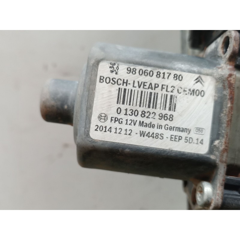 Recambio de elevalunas delantero derecho para peugeot 2008 i (cu_) 1.6 hdi referencia OEM IAM 0130822968 9806081780 0130822968