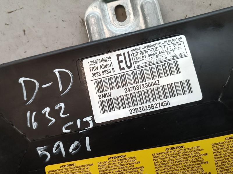 Recambio de airbag delantero derecho para bmw 3 (e46) 320 d referencia OEM IAM   