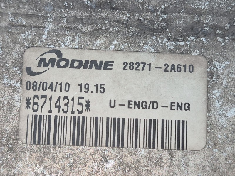 Recambio de intercooler para kia cee´d hatchback (ed) 1.6 crdi 90 referencia OEM IAM 282712A610 282712A610 282712A610