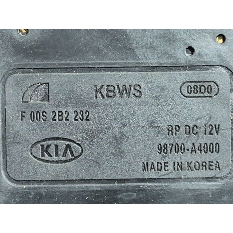 Recambio de motor limpia trasero para kia carens iv 1.7 crdi referencia OEM IAM   