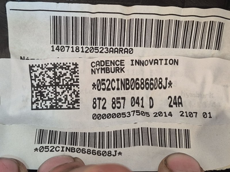 Recambio de salpicadero para audi a5 (8t3) 2.0 tdi referencia OEM IAM 8T2857069 8T2857069 8T2858041