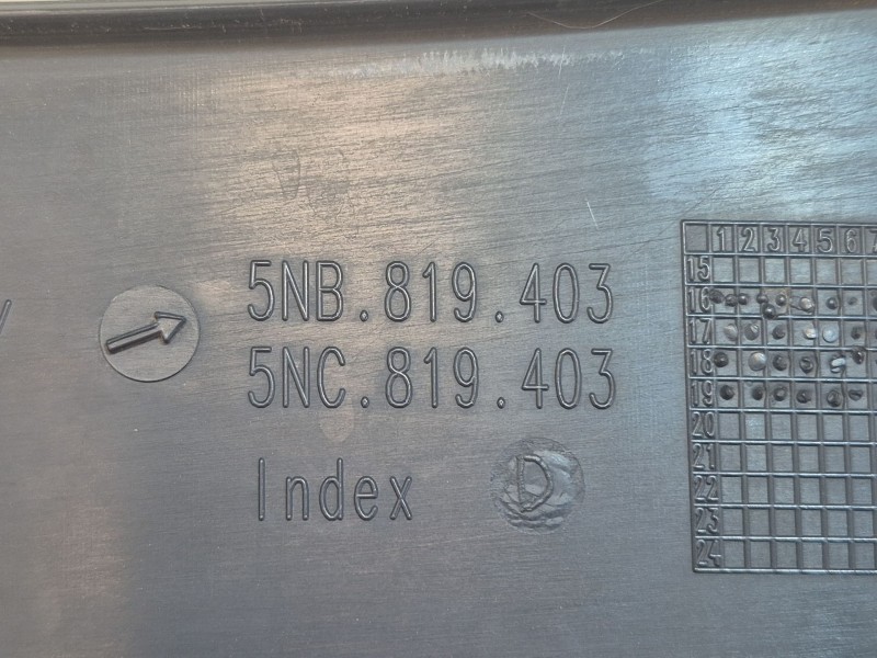 Recambio de torpedo para volkswagen tiguan (ad1, ax1) 1.5 tsi referencia OEM IAM 5NB819403 5NB819403 5NB819404