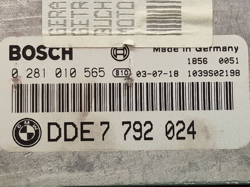 Recambio de centralita motor uce para bmw 3 (e46) 320 d referencia OEM IAM DDE7792024 DDE7792024 DDE7792024