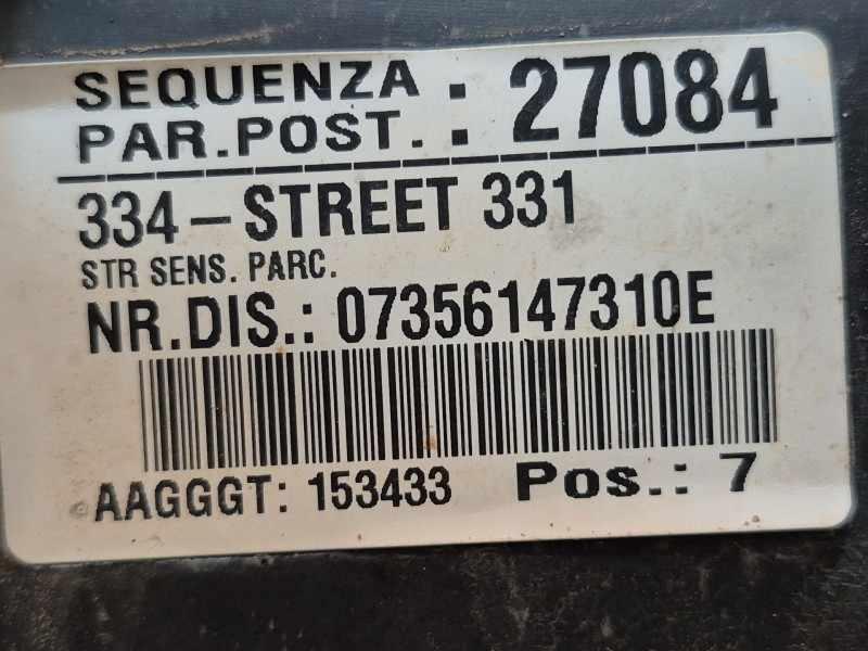 Recambio de paragolpes trasero para fiat 500x (334_) 1.3 d multijet (334axh1a) referencia OEM IAM   