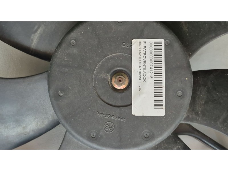Recambio de electroventilador para kia shuma ii 1.6 ls 4 berlina referencia OEM IAM   