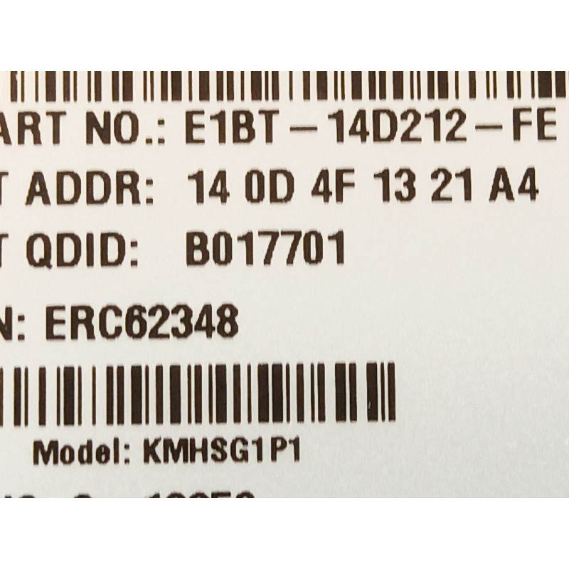 Recambio de modulo confort para ford focus iii 1.0 ecoboost referencia OEM IAM B017701 B017701 B017701